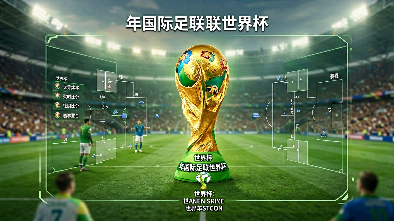 2026年国际足联世界杯高清直播界面展示实时比分、赛程和比赛追踪